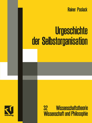 cover image of Urgeschichte der Selbstorganisation